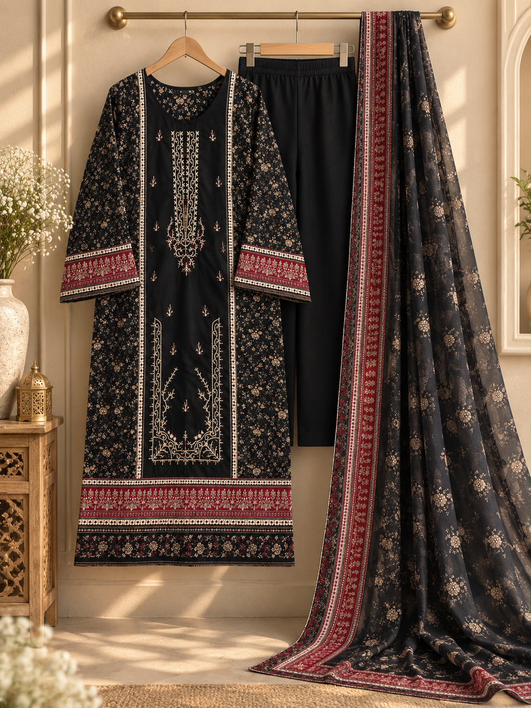 PW22 — Premium Patchwork Suit