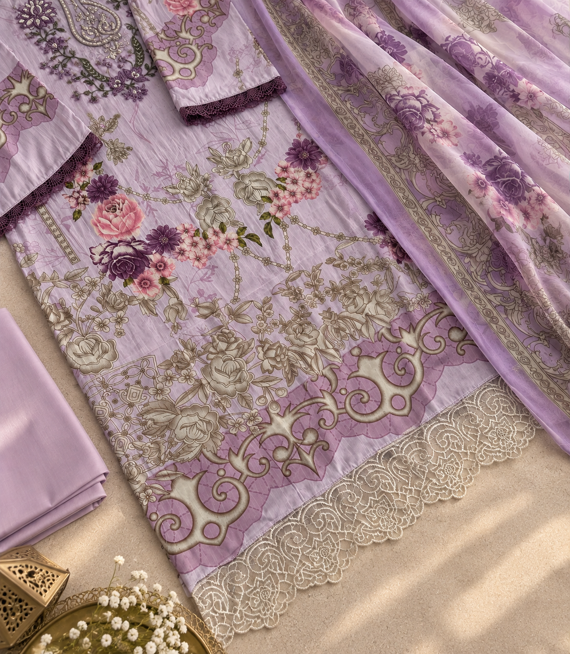 PW21 — Elegant Patchwork Suit