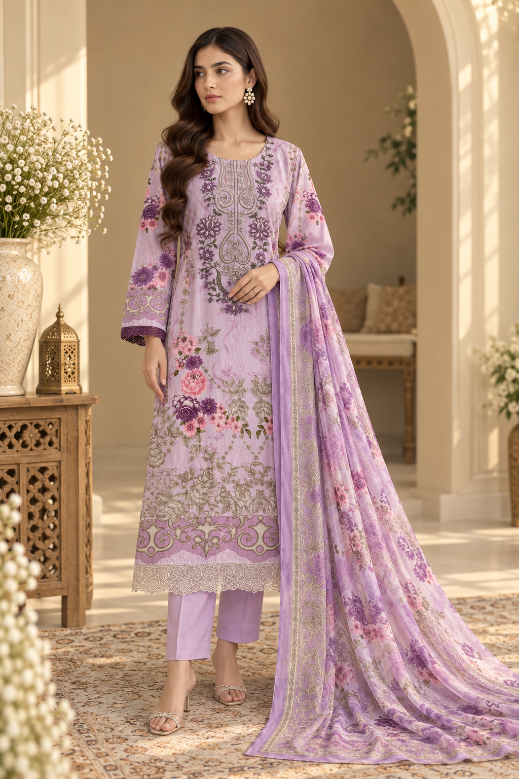 PW21 — Elegant Patchwork Suit