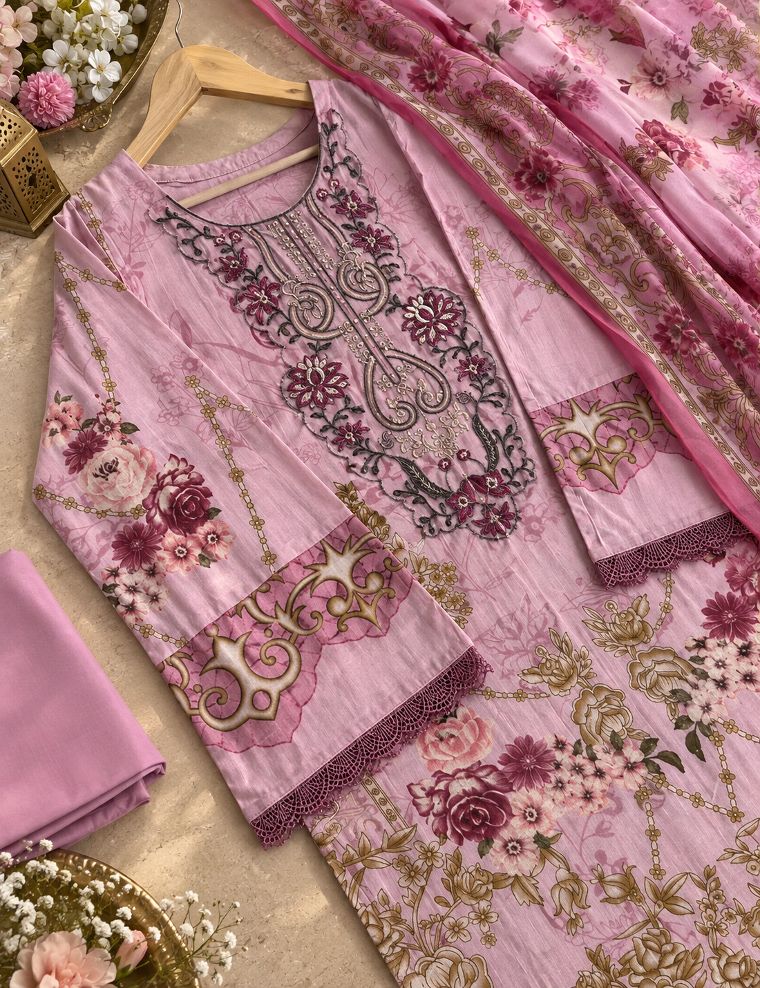 PW18 — Signature Patchwork Suit