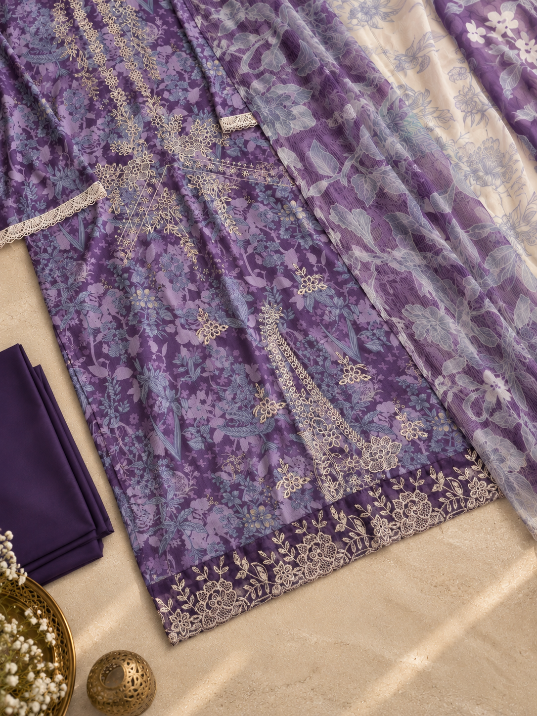 PW11 — Elegant Patchwork Suit