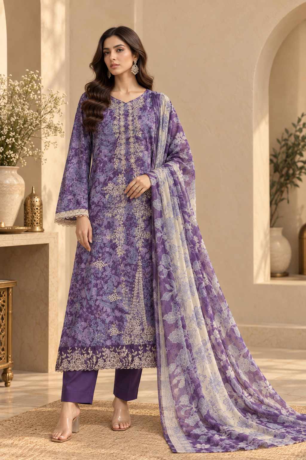 PW11 — Elegant Patchwork Suit
