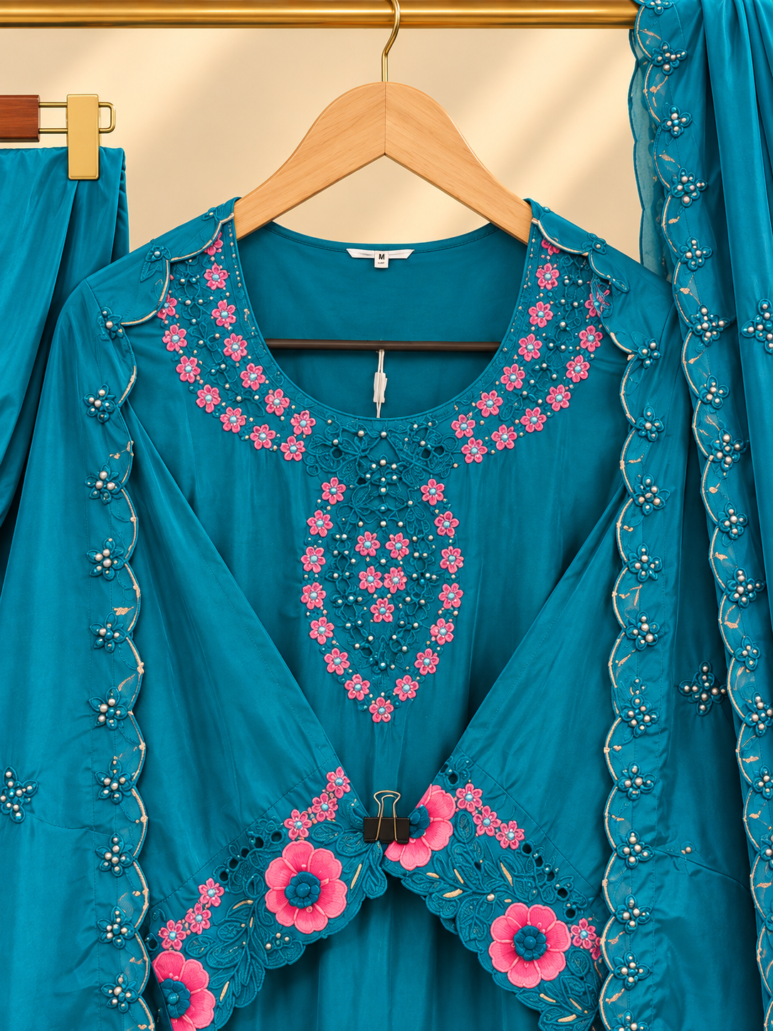 PT07 – Teal Bloom Premium Party Wear
