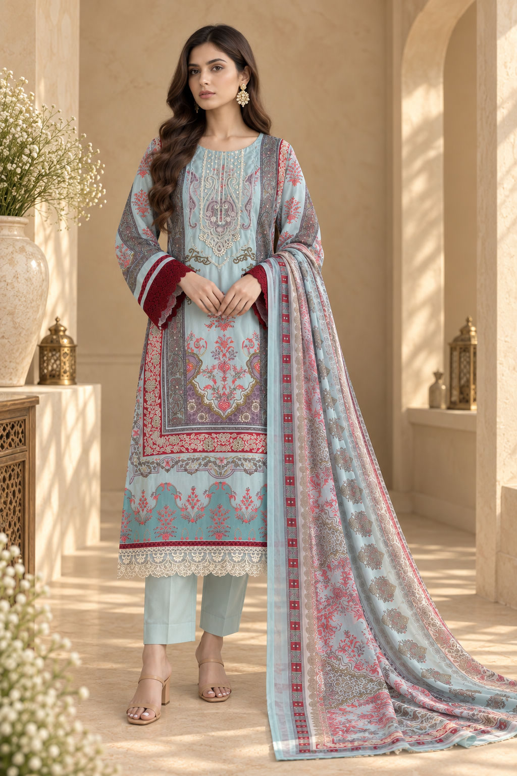 PW23 — Royal Patchwork Suit