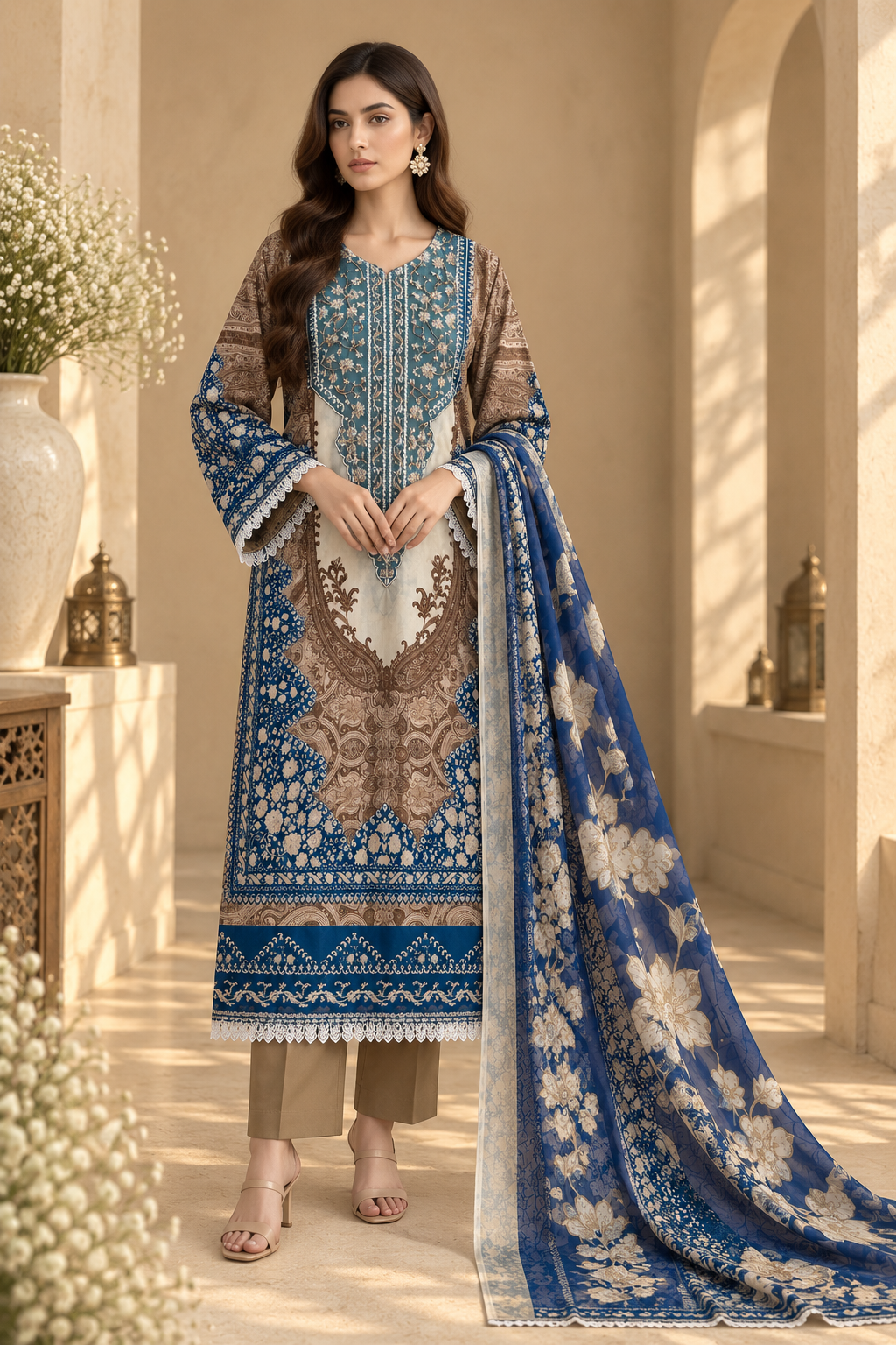 PW24 — Luxury Patchwork Suit