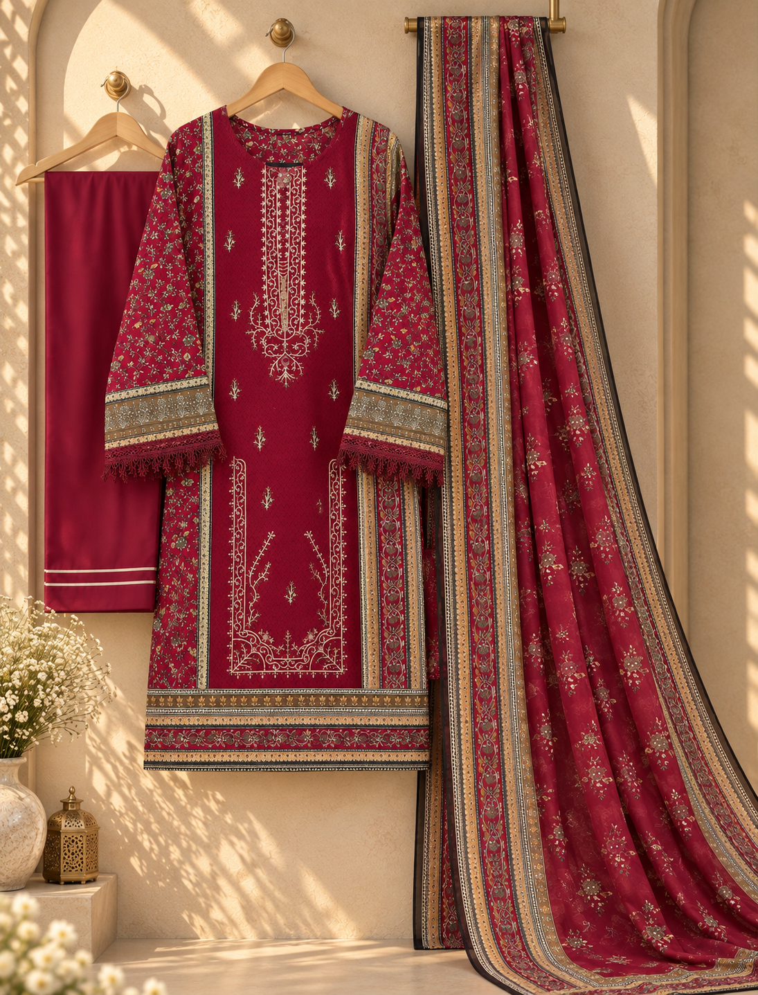 PW03 — Royal Patchwork Suit