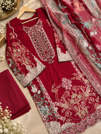 PW06 — Graceful Patchwork Suit