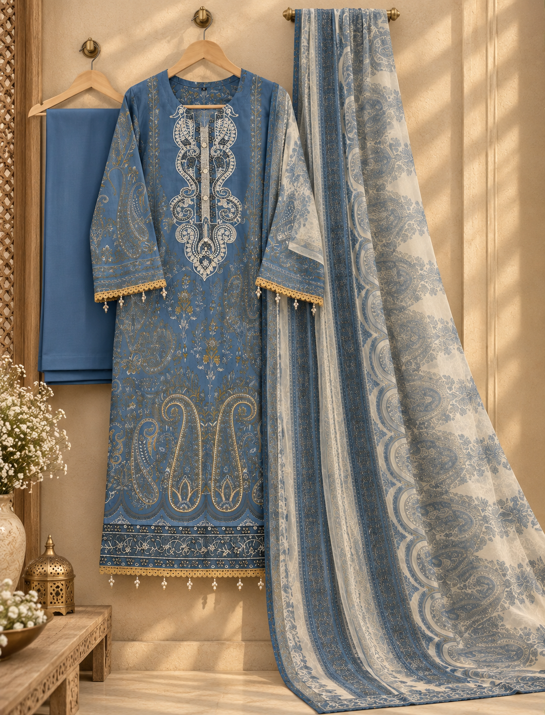 PW01 — Elegant Patchwork Suit