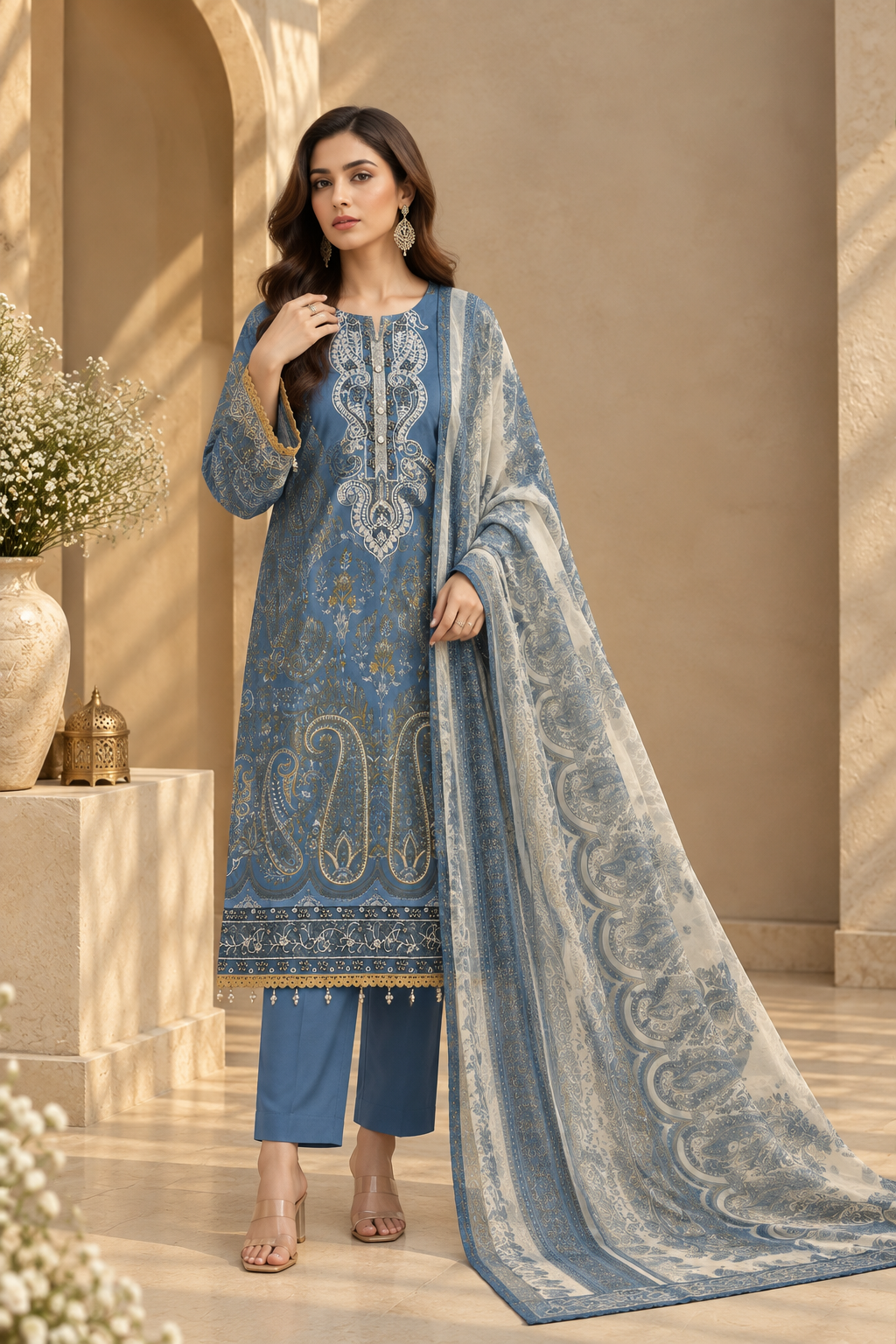 PW01 — Elegant Patchwork Suit