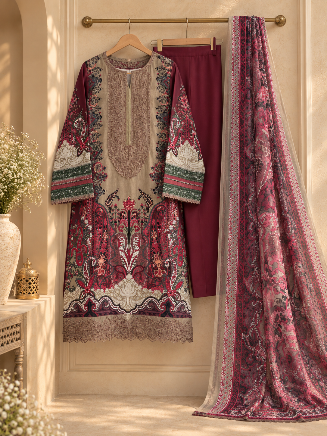 PW04 — Luxury Patchwork Suit