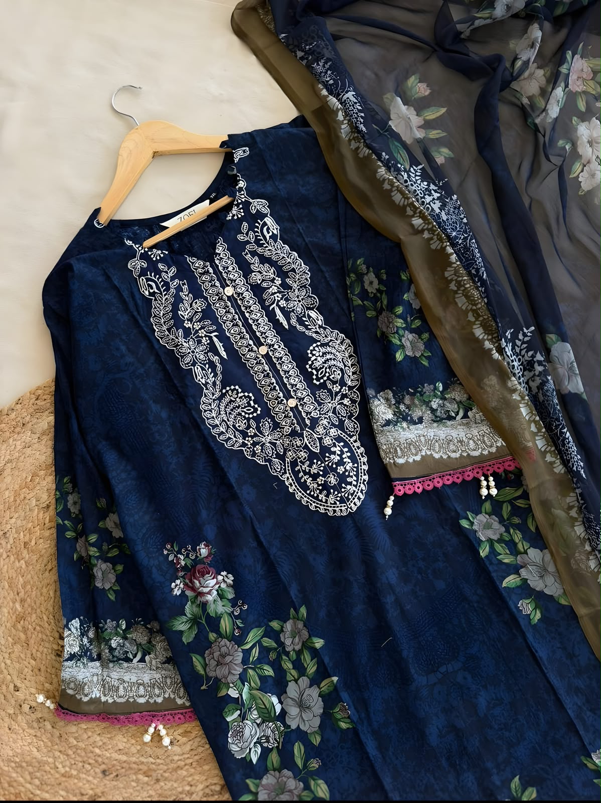 Floral Lawn Kurti