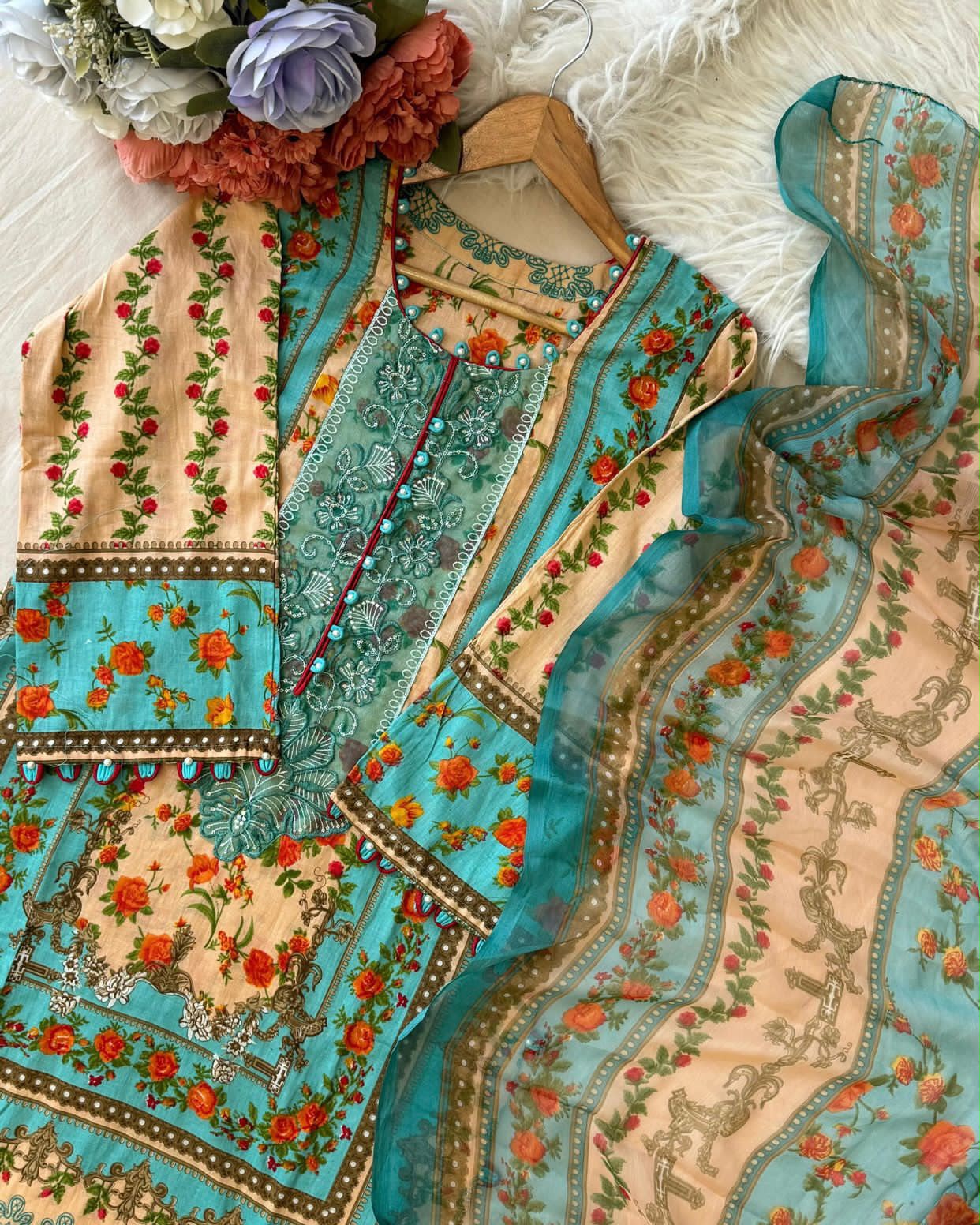 Pakistani Embroidered Kurti